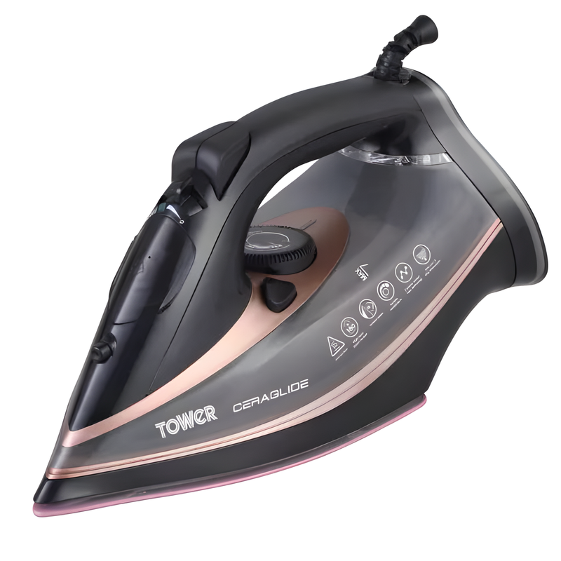 Tower T22013 - Blush Pink/Purple CeraGlide Iron - 3100W