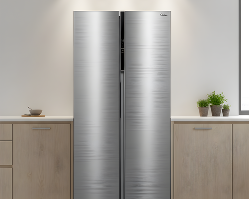Midea MDRS619FIE46 - Inox American Fridge Freezer - 460L - E Energy Rating