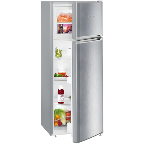 Liebherr CTELE2531 - Silver Freestanding 80/20 Fridge Freezer - E energy