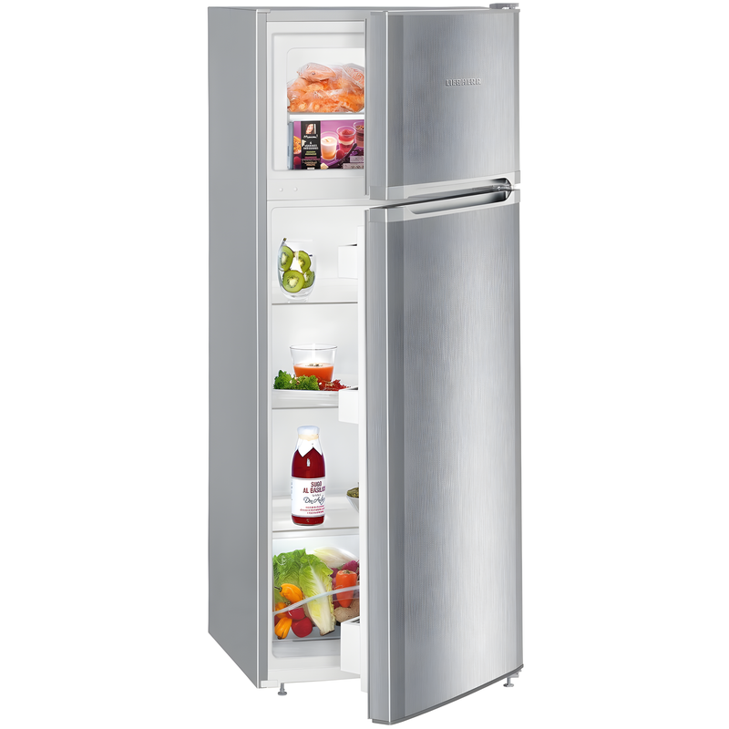 Liebherr CTELE2531 - Silver Freestanding 80/20 Fridge Freezer - E energy