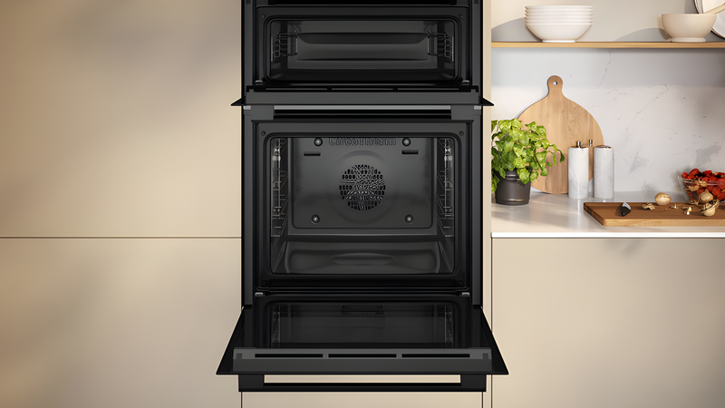 NEFF U1DCC0AK3B - Black Double Oven - Built-In Electric
