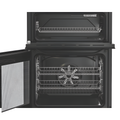 Hotpoint HTE6VDCB1 - Black Electric Cooker - 75L Capacity - A Energy