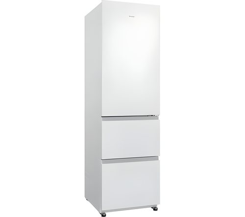 HAIER HTR3518ENMWK - White 60/40 Fridge Freezer - 303L - E Energy