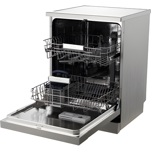 Indesit IN2FE13CNO7SUK - Silver Freestanding Dishwasher - 13 Place Settings - E Energy