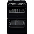 AEG CCX6740ACB - Black Ceramic Electric Cooker - Double Oven - 73/39 Liters - A energy rating