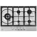 Belling GHU753CI - Stainless Steel 5 Burner Gas Hob - Wok Burner - LPG Convertible