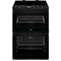 AEG CIB6743ACB - Black Induction Electric Cooker with Double Oven - 73/39 L - A Energy Rating