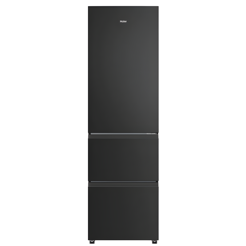 Haier HTR3518ENMTK - Black Fridge Freezer - 303L Total No Frost