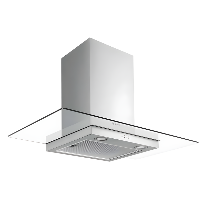 Caple FGC920 - Stainless Steel 89.5cm Chimney Hood - 580m³/h - D Energy