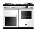 Rangemaster Nexus 110 NEXO110DFPWHT/CM1 - White Dual Fuel Range Cooker - 7 Zone Hob - A Energy