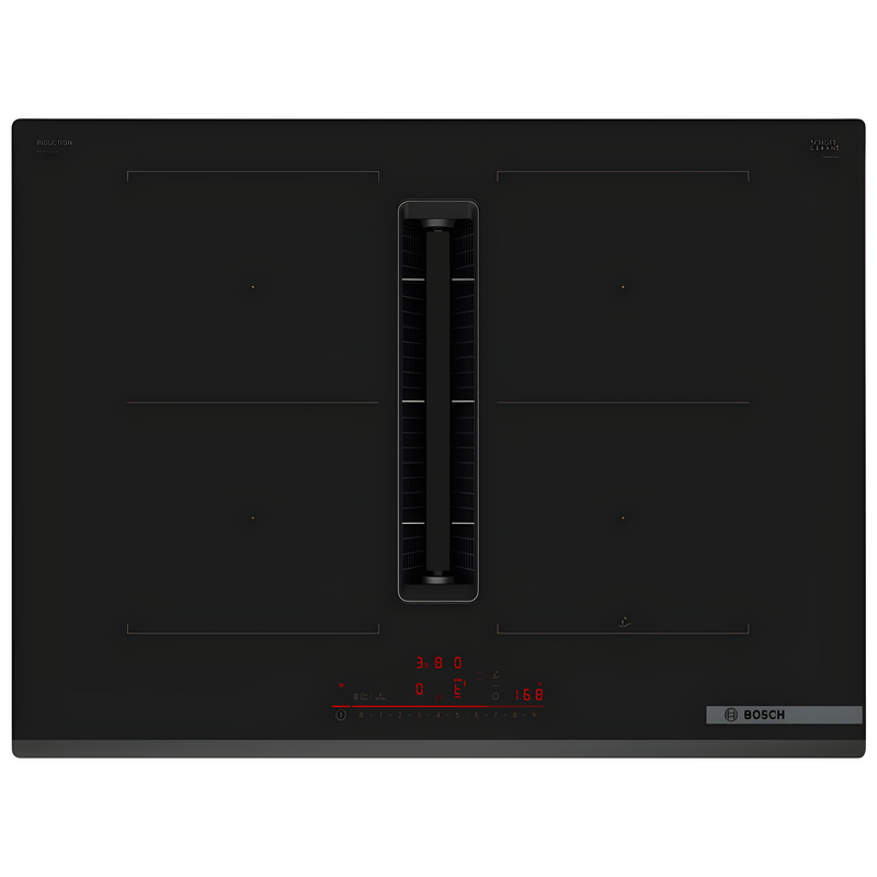 Bosch PVQ731H26E - Black 4 Zone Venting Hob - B energy