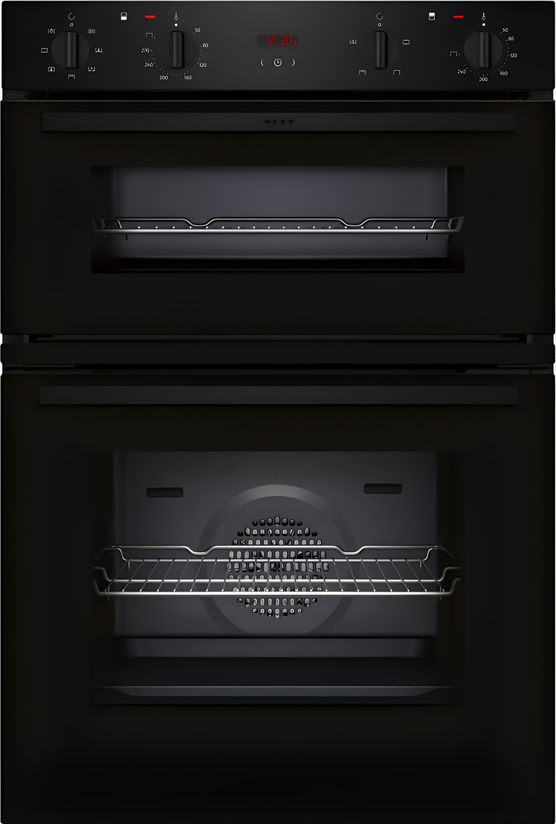 NEFF U1DCC0AK3B - Black Double Oven - Built-In Electric