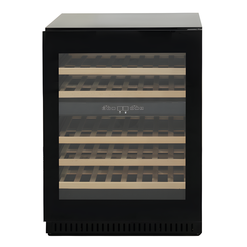 Iceking IKWC605BK - Black Wine Coolers - Dual Zone - A+ energy