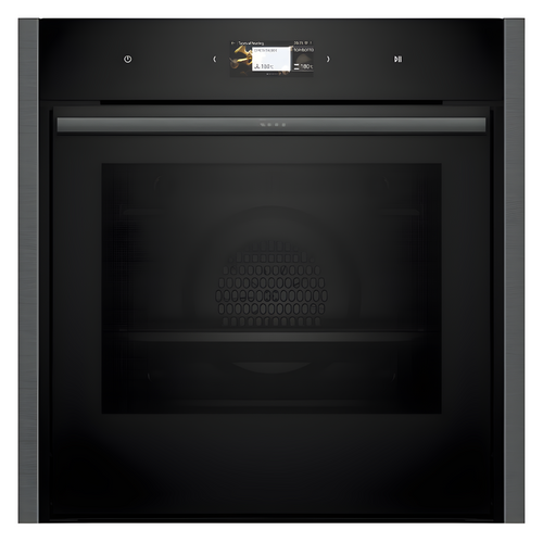 Neff B64CS71G0B - Slide and hide® N90 Series Graphite Built in Electric Single Oven - A+ energy
