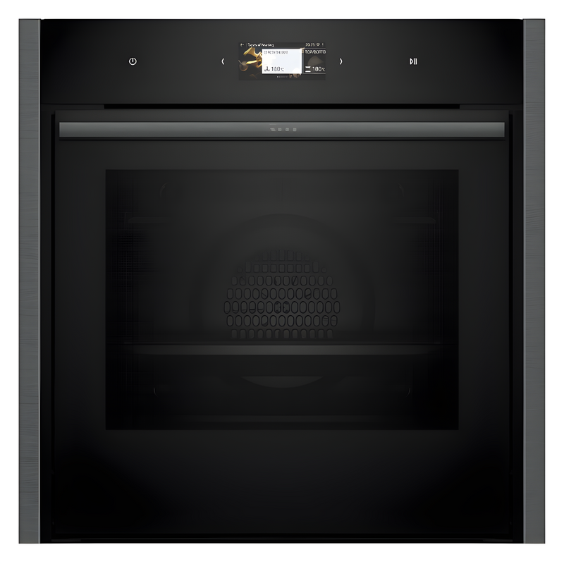 Neff B64CS71G0B - Slide and hide® N90 Series Graphite Built in Electric Single Oven - A+ energy