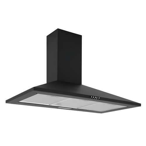 Caple CCH901BK - Black 90cm Chimney Extractor - 305m³/h - C Energy