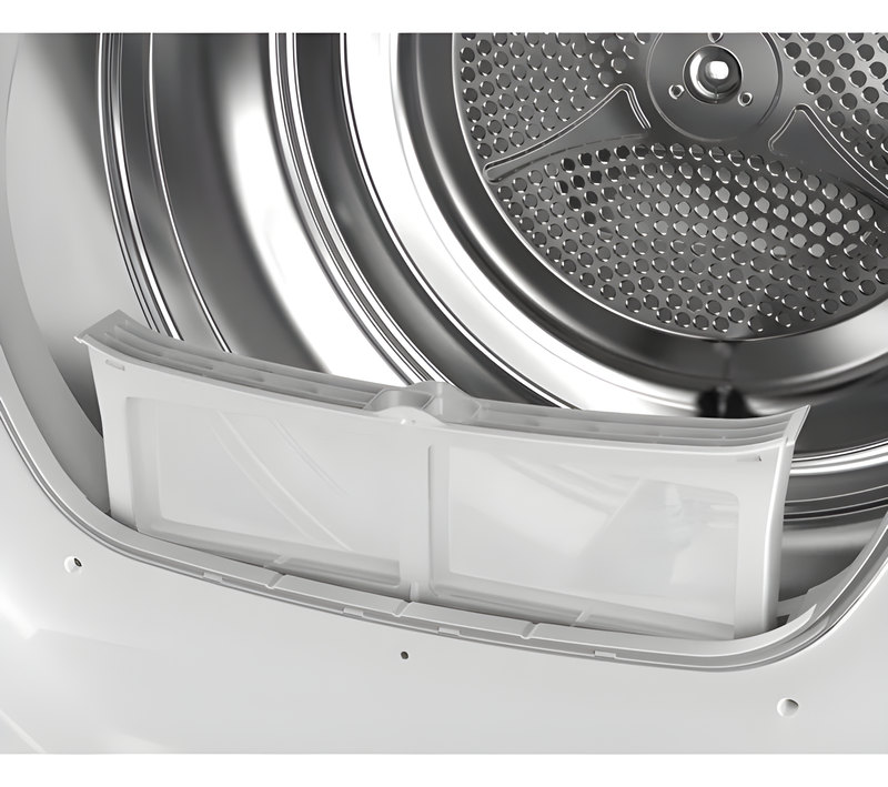 Hoover BATD H7A1TCER-80 - Anthracite & Chrome 7KG Integrated Heat Pump Tumble Dryer - WiFi Connected - A+ Energy Rating