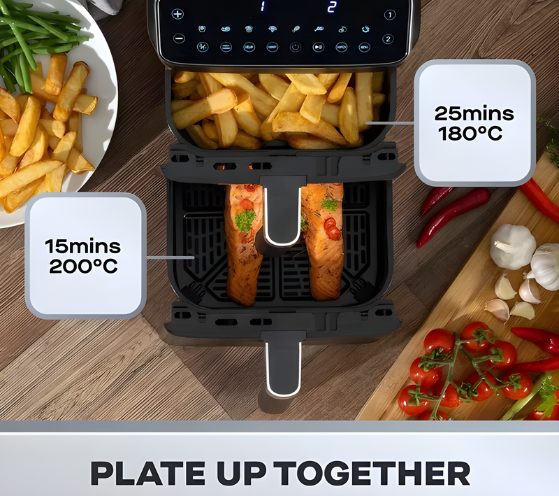 DAEWOO SDA2916GE - Black Air Fryer - 10 litres capacity
