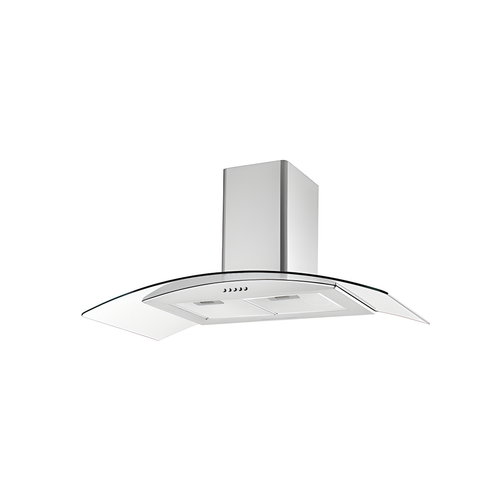 Teknix TKCGH29X - Stainless Steel 90cm Curved Glass Hood - A energy
