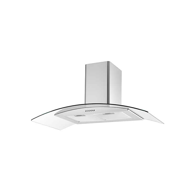 Teknix TKCGH29X - Stainless Steel 90cm Curved Glass Hood - A energy