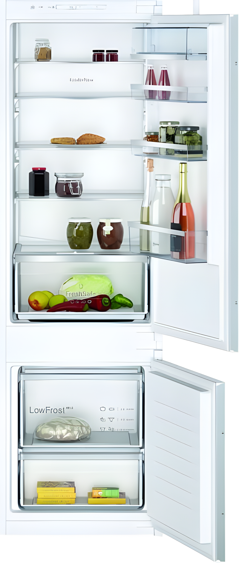 Neff KI5872SE0G - Integrated 70/30 Low Frost Fridge Freezer - E energy