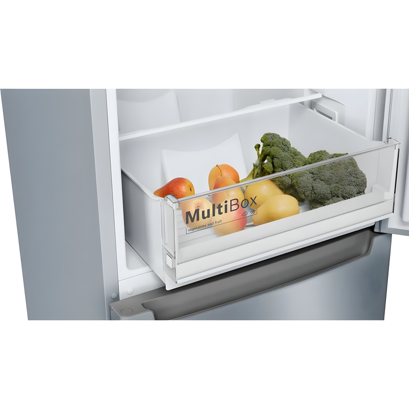 Bosch KGN33NLEBG Series 2 - Stainless Steel Fridge Freezers - 282L Total Capacity - E Energy Rating