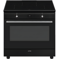 Smeg CX91IMBL - Black 90cm Range Cooker - 115L Induction - A Rated