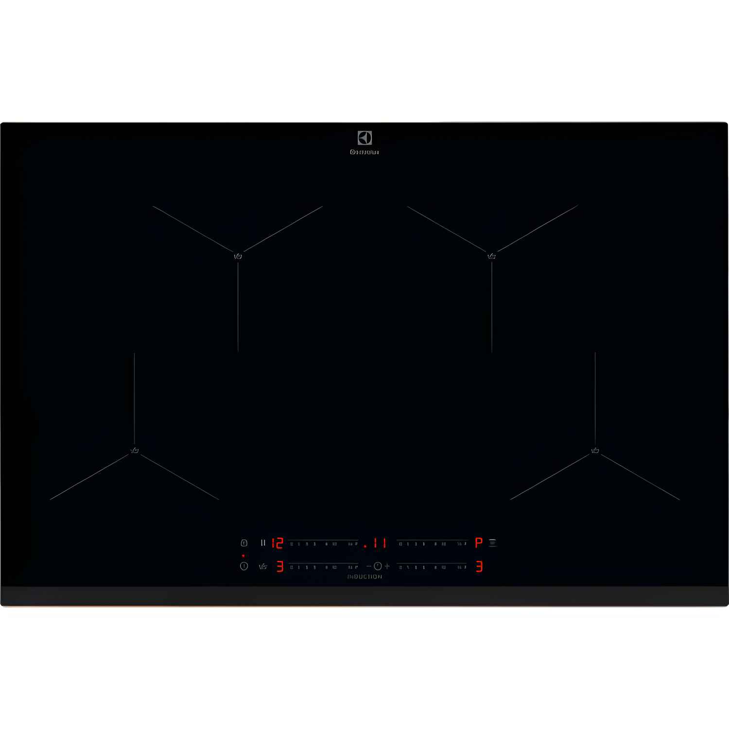 Electrolux LIS824 - Black Induction Hob - 80cm - 4 Zones