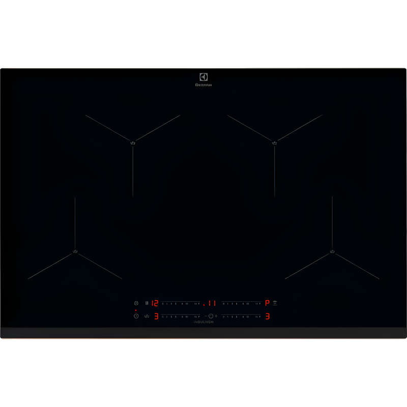 Electrolux LIS824 - Black Induction Hob - 80cm - 4 Zones