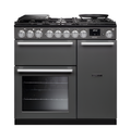 Rangemaster Nexus 90 NEX90DFPSLT/CM1 - Slate Dual Fuel Range Cooker - 90cm Gas Hob - A Energy