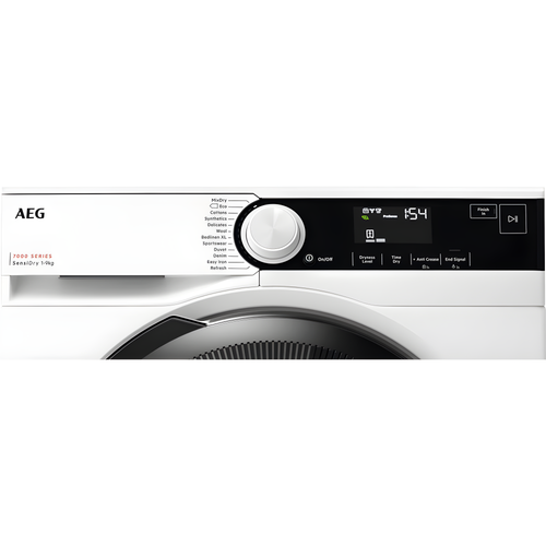 AEG TR739G4B - White 9KG Heat Pump Tumble Dryer - A+++ Energy Rated