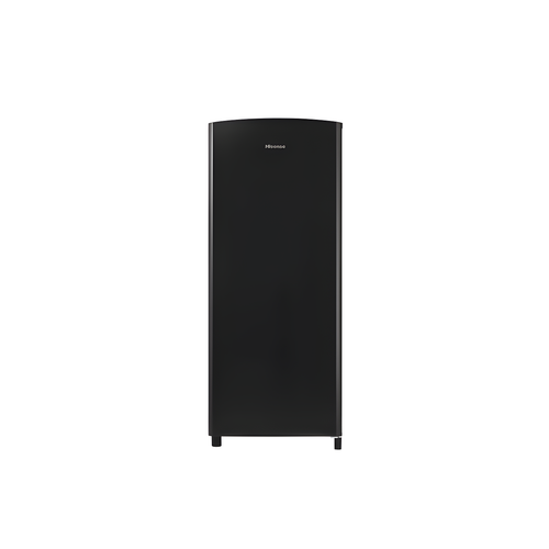 Hisense RR220D4ABF - Black Tall Fridge With Ice Box - 150L - F Energy Rating