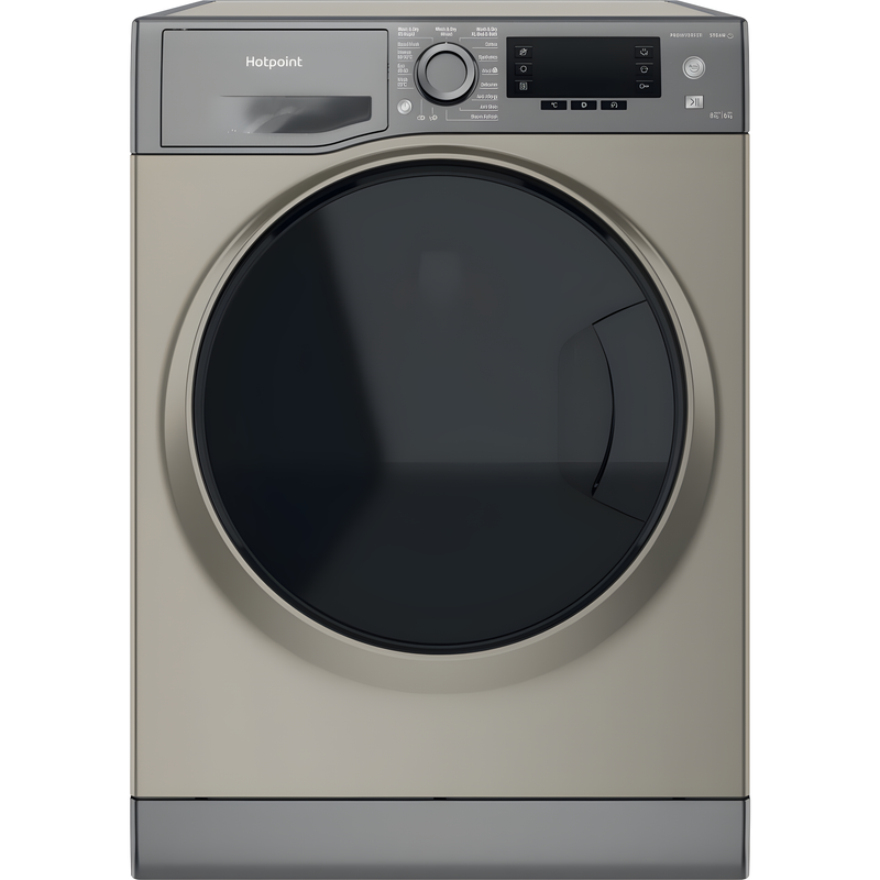 Hotpoint NDD 86448 GDA UK - Graphite 8KG Washer Dryer - 1400 RPM - C/A-20% energy