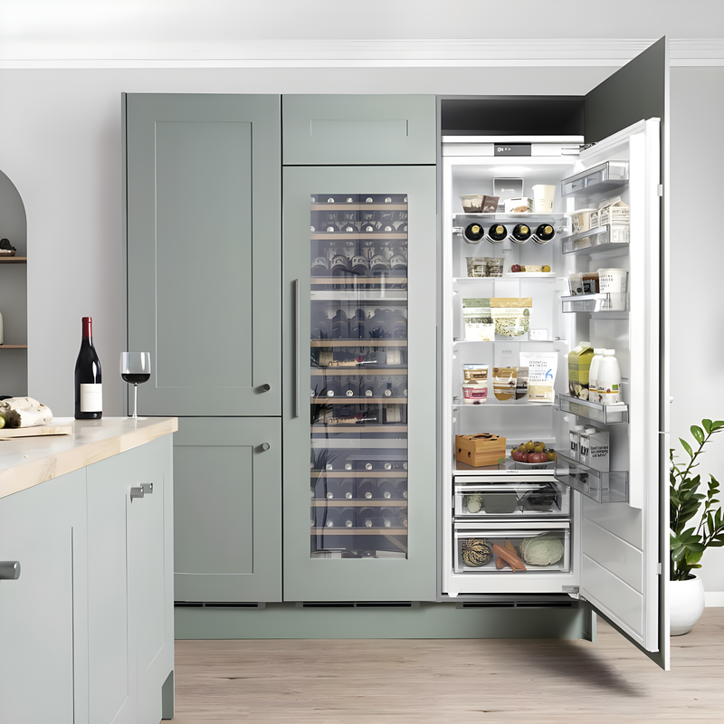 Caple WC1801 - Triple Zone Wine Cooler - 70 Bottle Capacity - G Energy