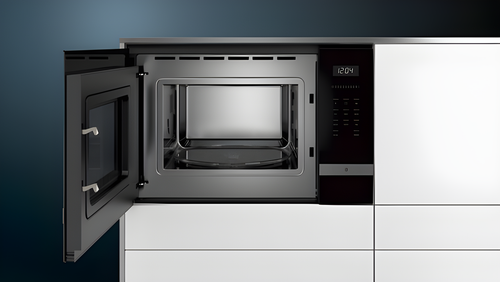 Siemens BF555LMS0B - Stainless Steel Built In Microwave - 25L Capacity - 900W