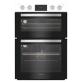 Hotpoint DIH10DW - White Double Oven - 75L Main + 38L Top - A Energy