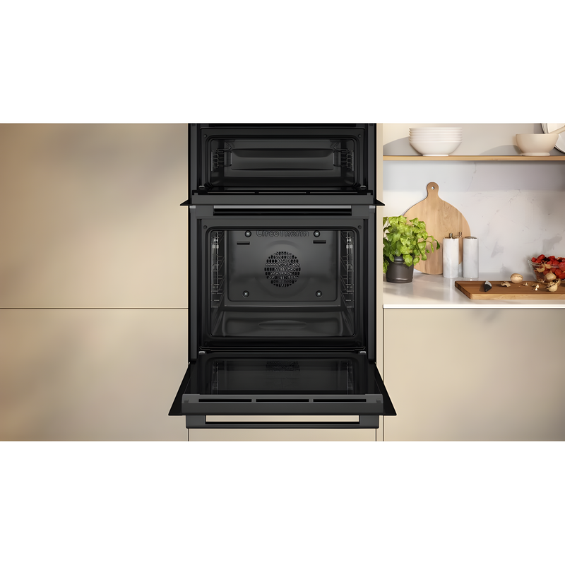 Neff U1ACE2AG3B N50 - Grey Double Oven - 105L Total Capacity - A Energy Rated