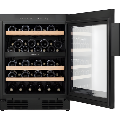 Hisense RW3N122GSLF - Black Wine Cooler - 46 Bottle Capacity - F Energy Rating