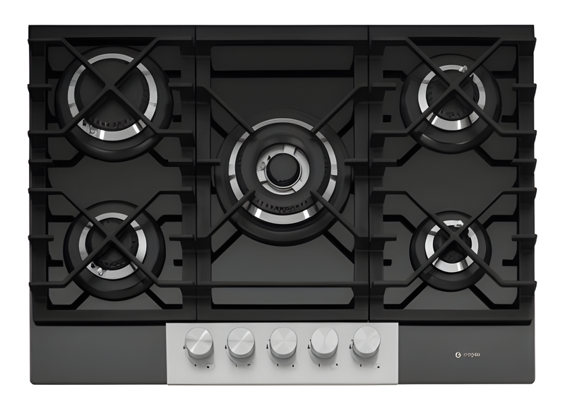 Caple C787G - Black 5 Zone Gas Hob