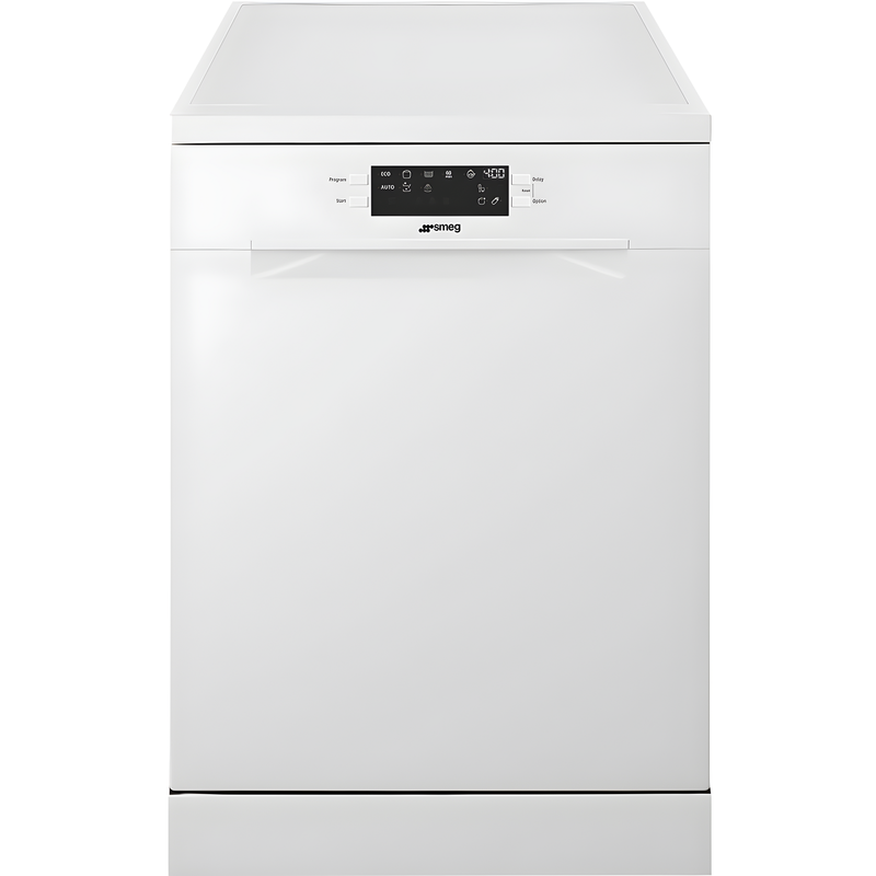 Smeg DF362DQB - White 13 Place Settings Freestanding Dishwasher - D Energy