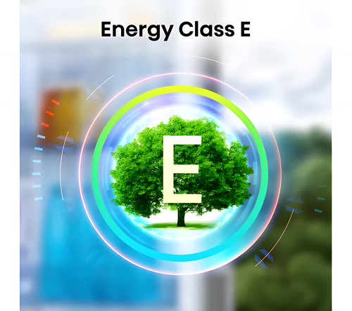 HISENSE RB435N4BWE - White Fridge Freezer - 60/40 Split - E Energy Rating