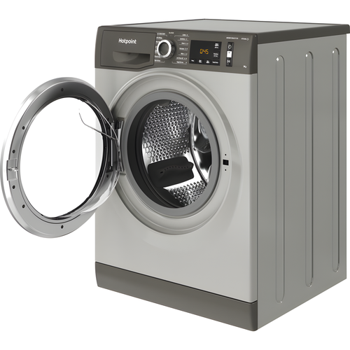 Hotpoint NM11 948 GC A UK - Graphite Freestanding 9KG Washing Machine - 1400 RPM - A energy