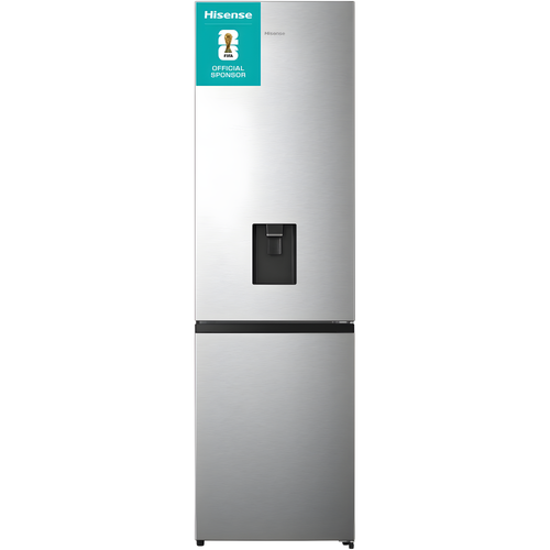 Hisense RB435N4WCE - Stainless Steel Fridge Freezer - 336L Total Capacity - E Energy Rating