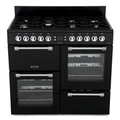 Leisure CK100G232K Cookmaster - Black 100cm Gas Range Cooker - 7 Burners, 134L Capacity - A+ Energy Rating