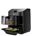 Midea MAF112B0BPKW - Black 11L Two-zone Air Fryer - 1900W - B energy