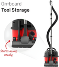 Numatic Henry HVR 160-11 Bagged Cylinder Vacuum, 620 W, 6 Litres, Red and Black