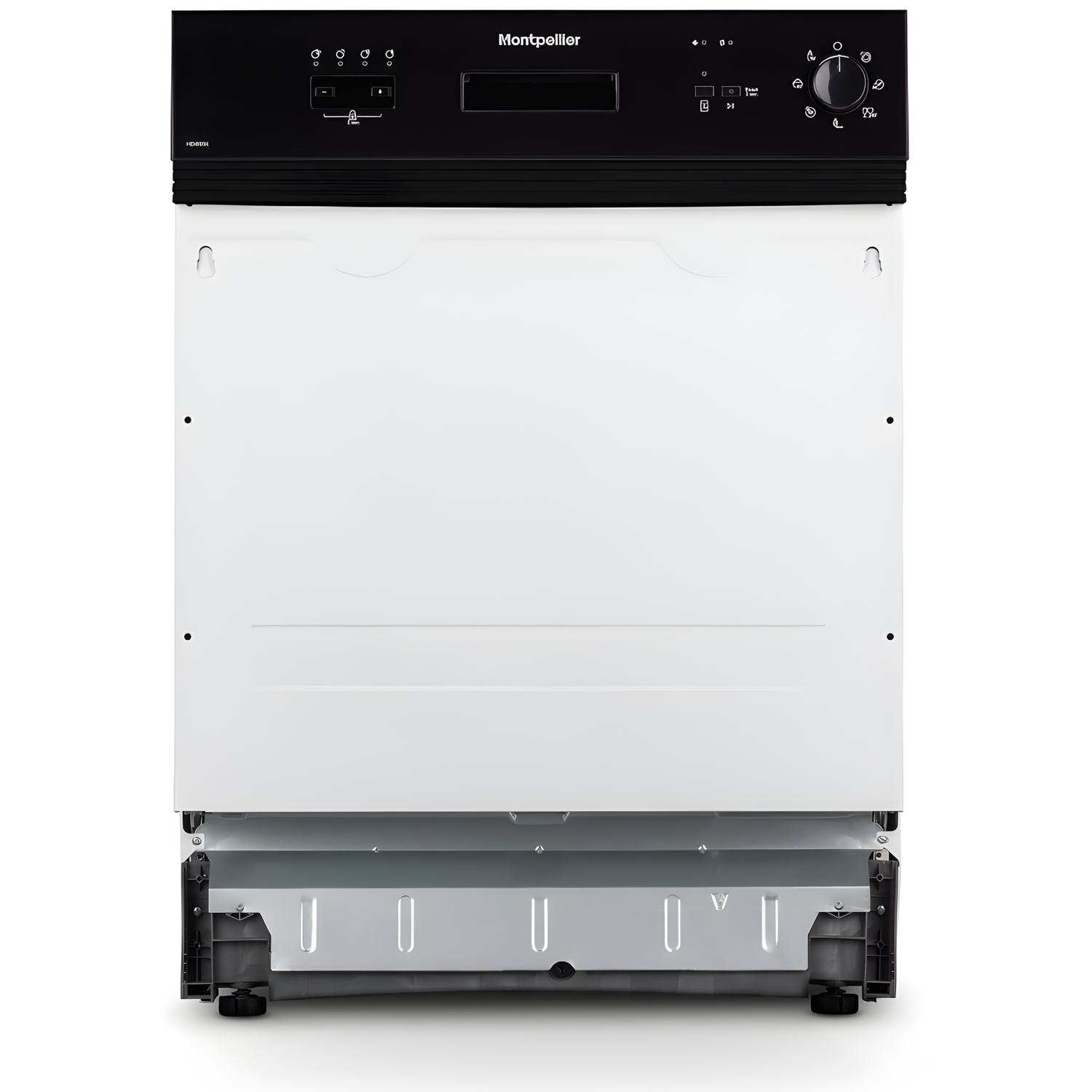 Montpellier MDI655K - Black Semi Integrated Dishwasher - E energy