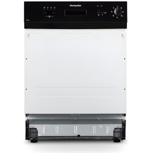 Montpellier MDI655K - Black Semi Integrated Dishwasher - E energy