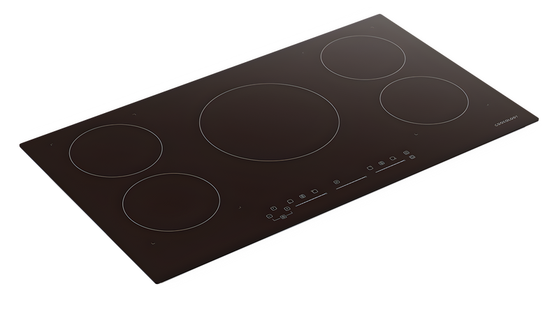 Cookology CIH900T2 - Black 90cm Induction Hob - 5 Zones