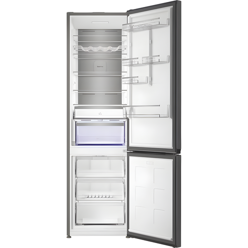 Hotpoint HPK 26414 XR8UKE - Black Steel Fridge Freezer - 70/30 Dual No Frost - A Energy